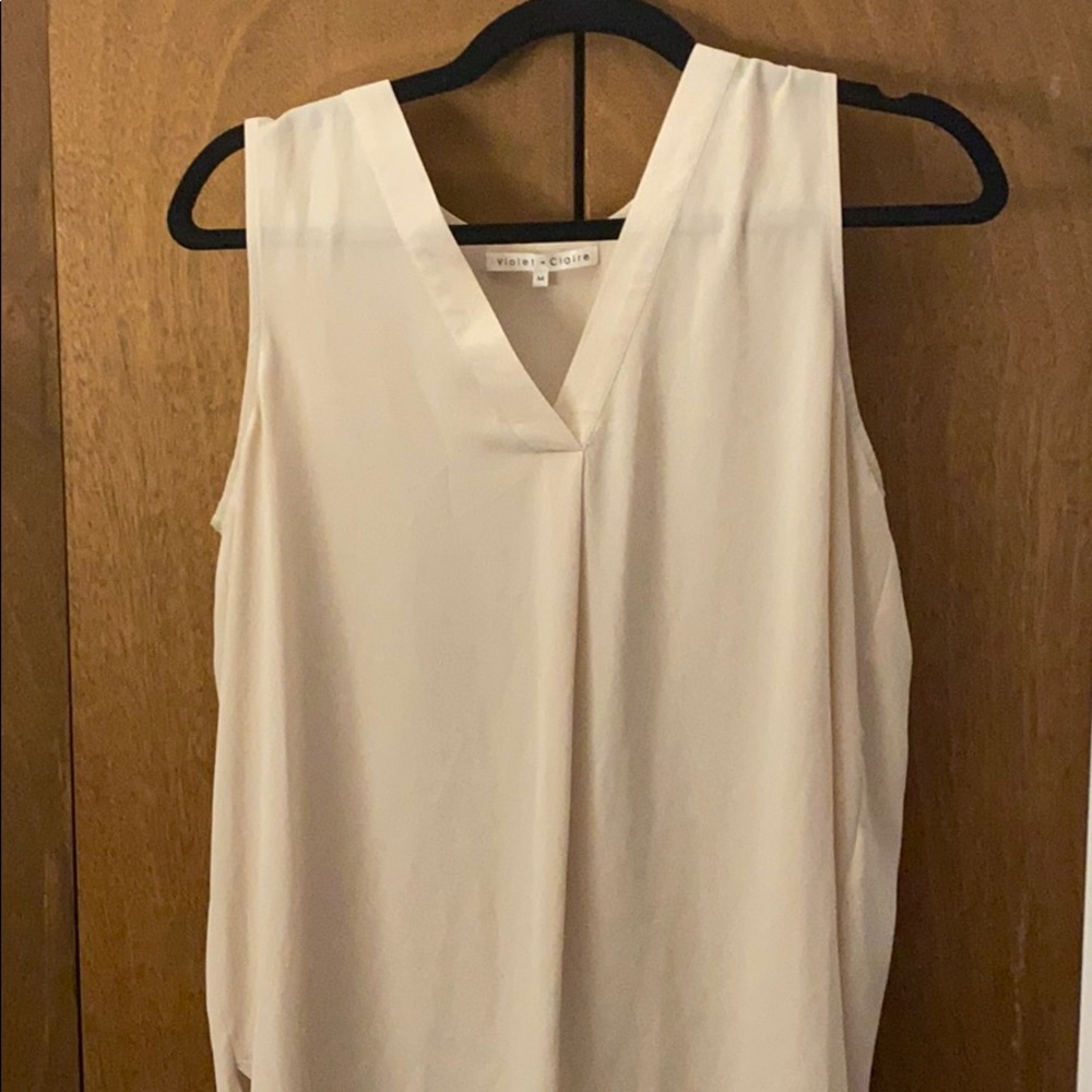 Business formal tan tank